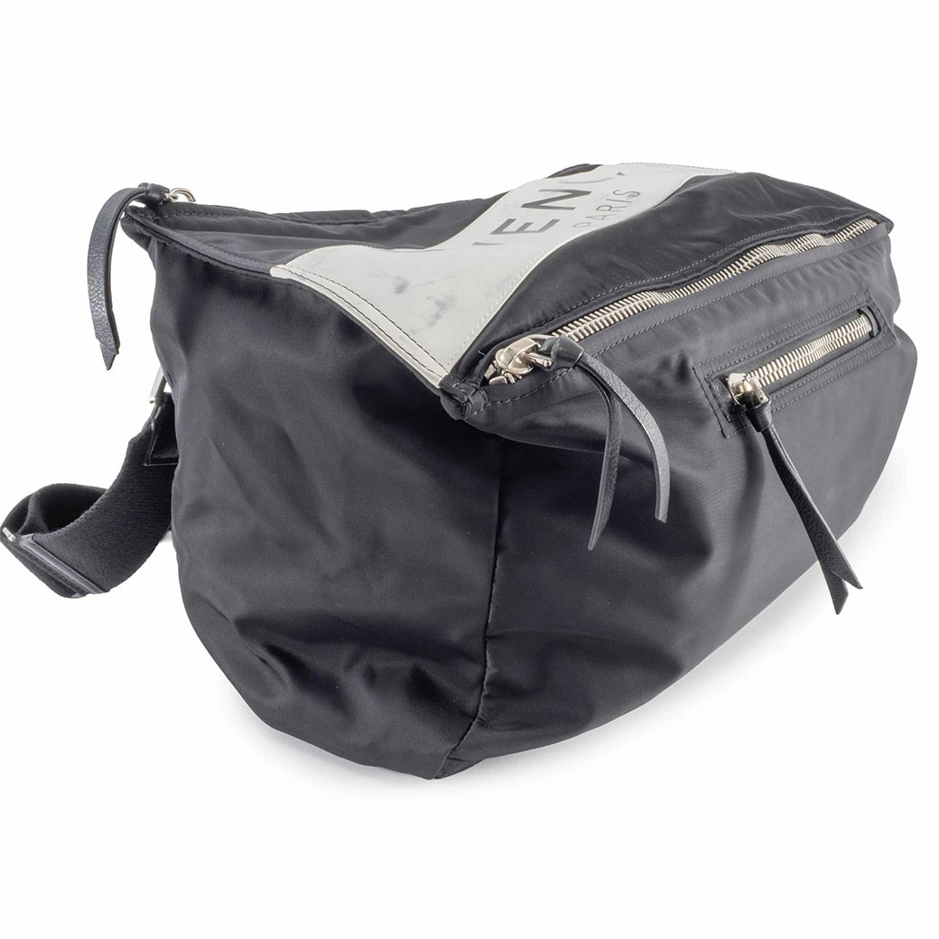 Givenchy Pandora Shoulder Bag Nylon Canvas Black Men’s #URB355