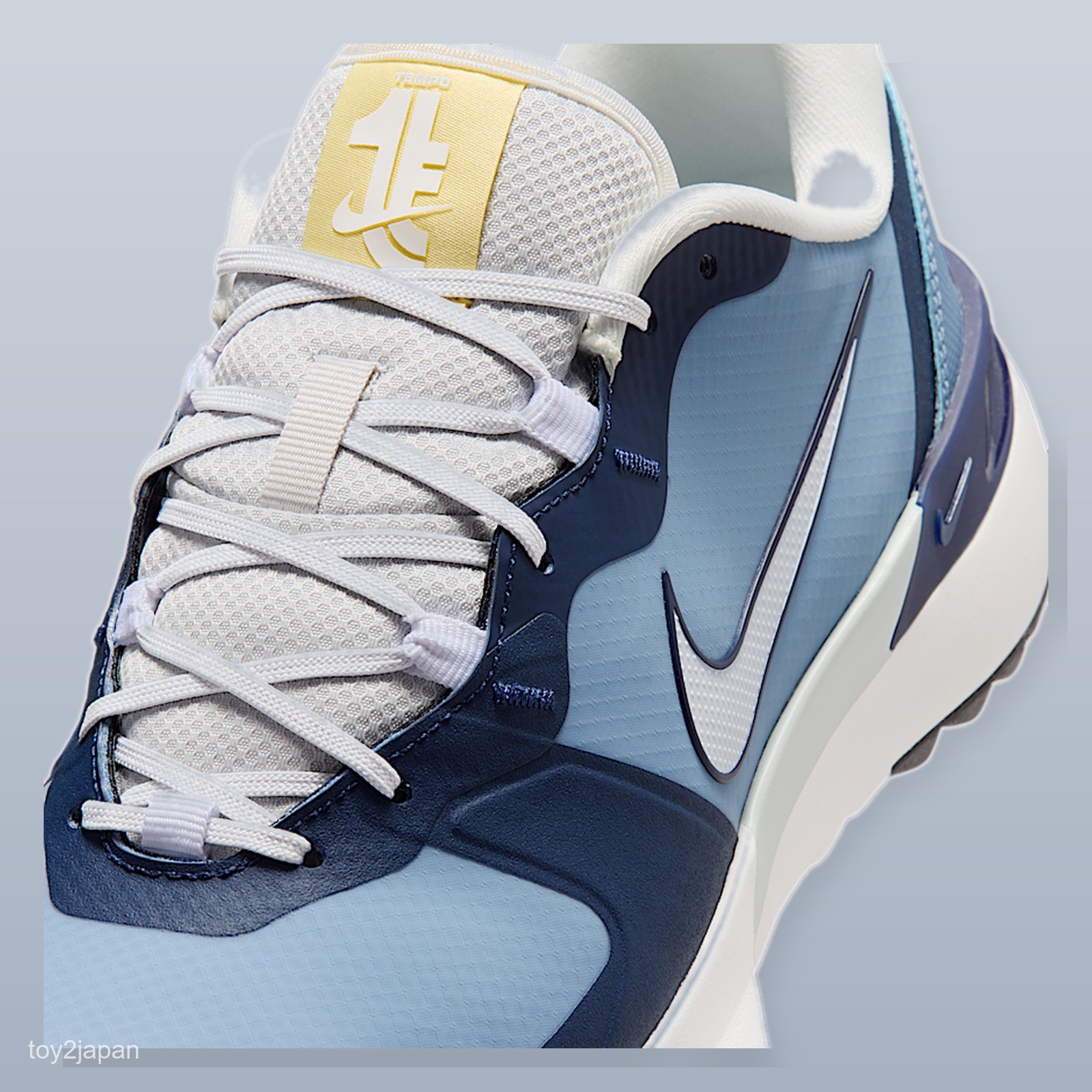 Nike Tempo G IH0361-400 Work Blue Midnight Navy Soft Yellow Men’s Size New