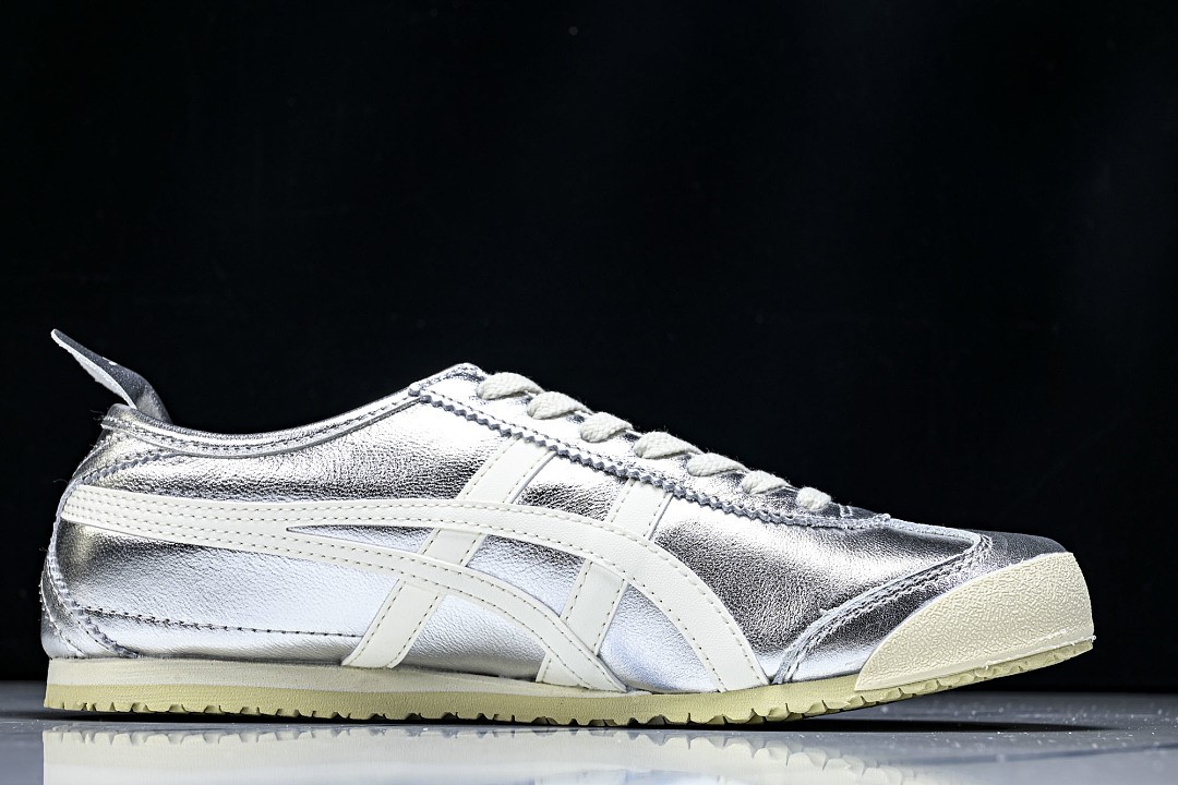 Onits*ka Tiger Mexico 66 Silver Off White THL7C2-9399 Unisex Size 4-11