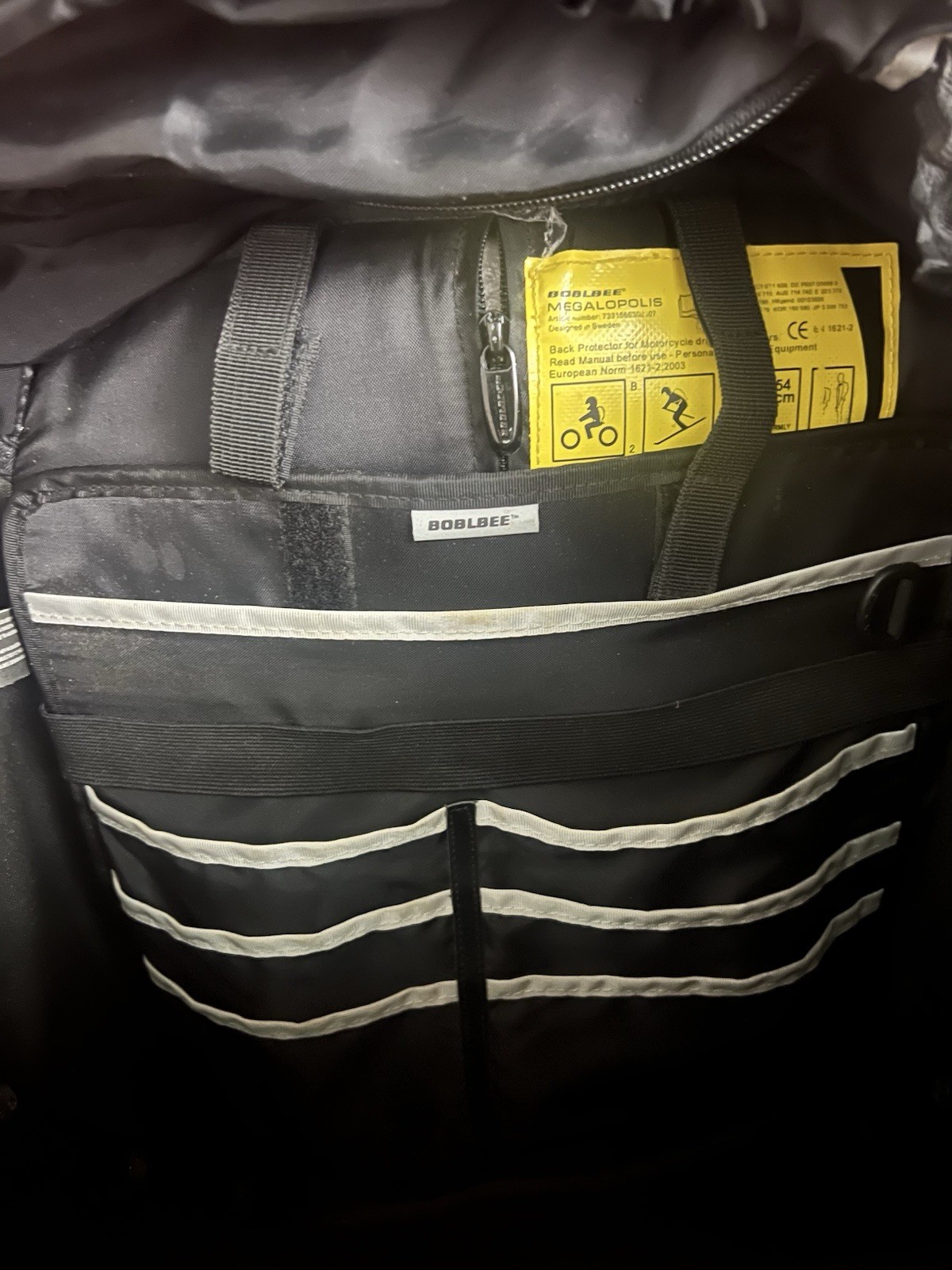 Boblbee Megalopolis Hard Shell Motorcycle Backpack – Black with X-Case