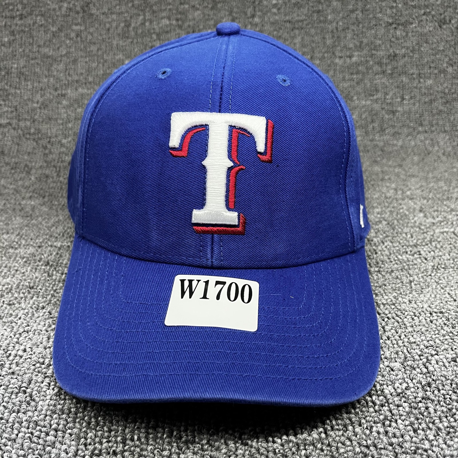 ’47 Brand Texas Rangers Strapback Cap Blue Curved Brim MLB Hat