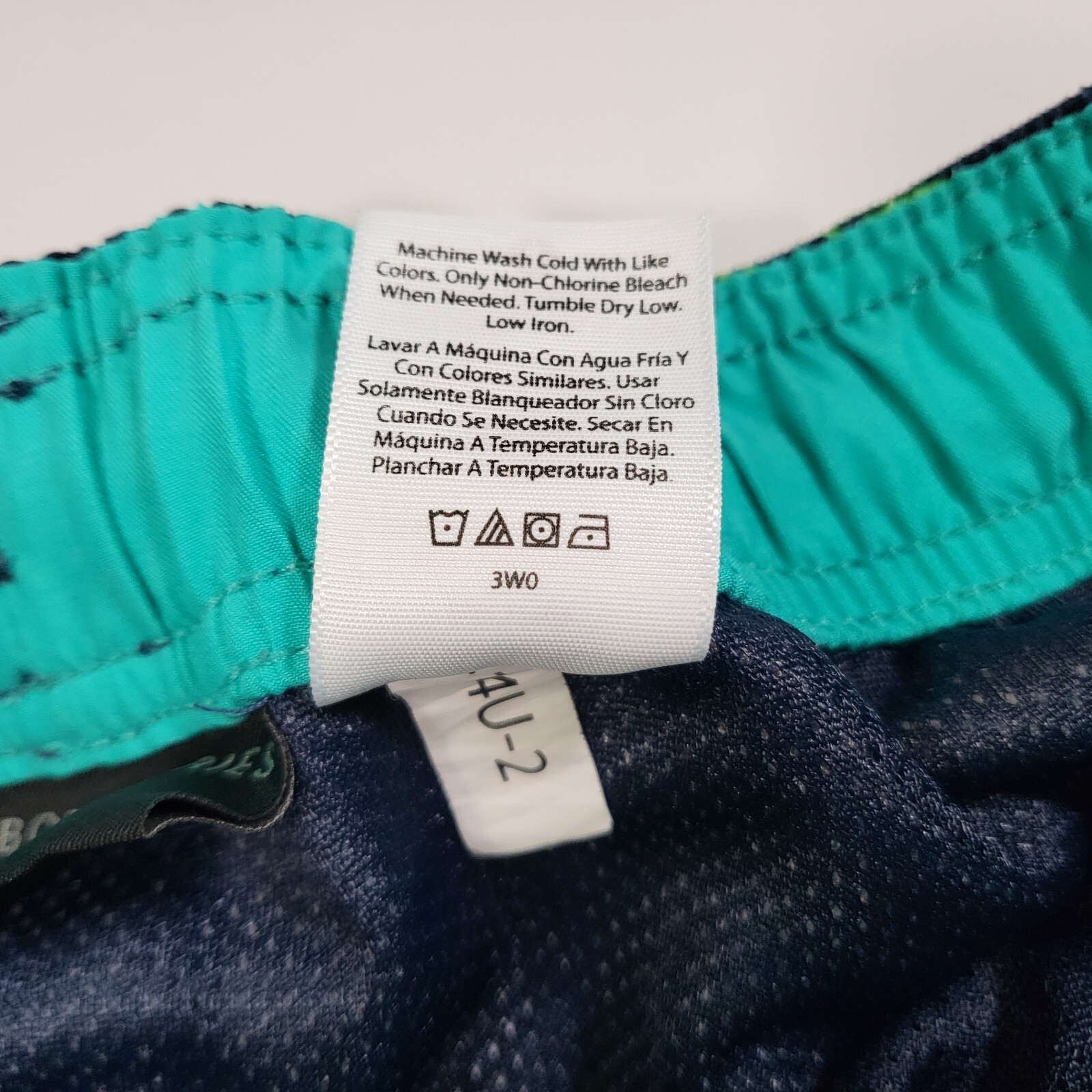 No Boundaries Board Short Mens Medium (32-34) Tropical Print Elastic Waist Lined