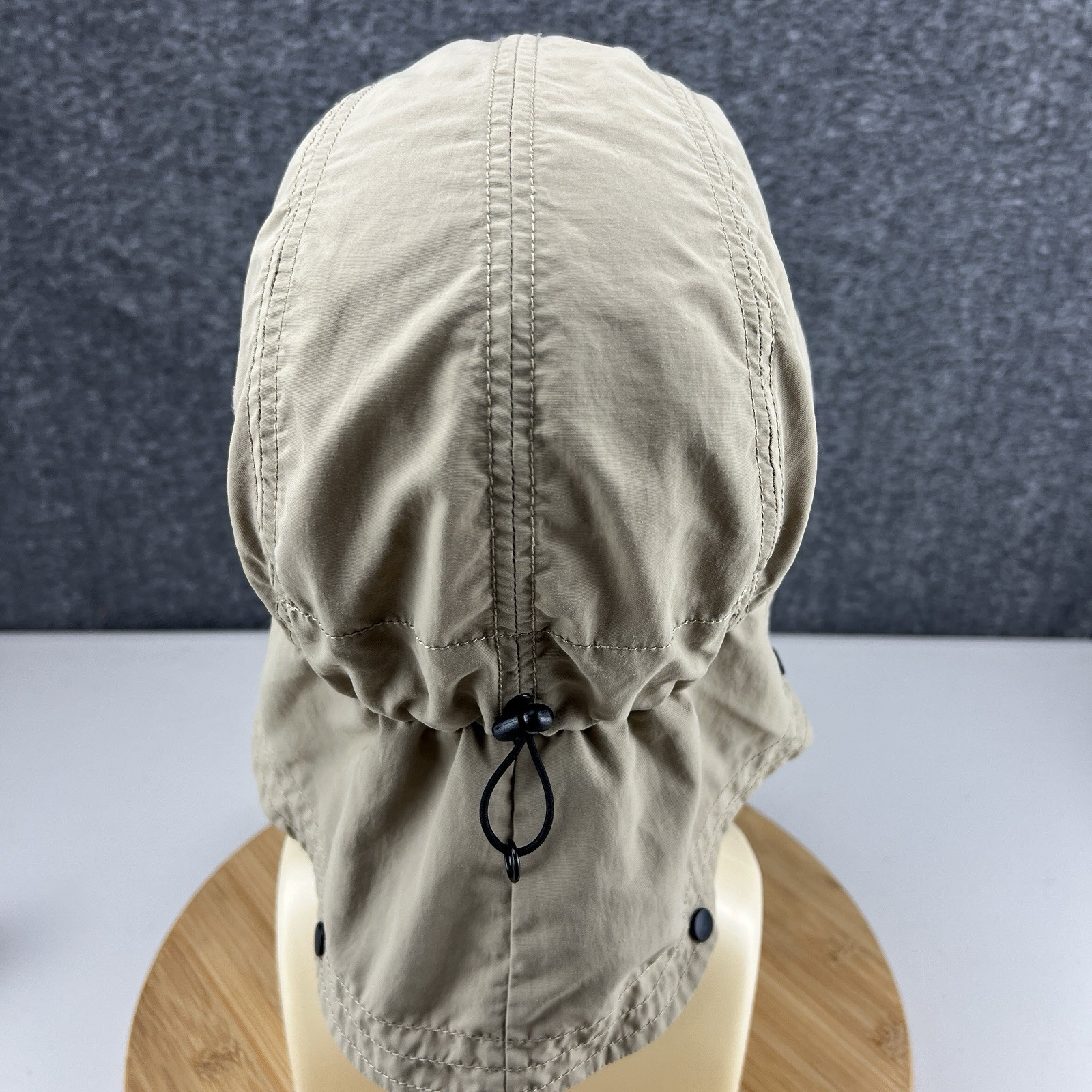 REI Sun Cap Hat Men Adjustable Brown Panel Fishing Hiking Lightweight Neck Flap
