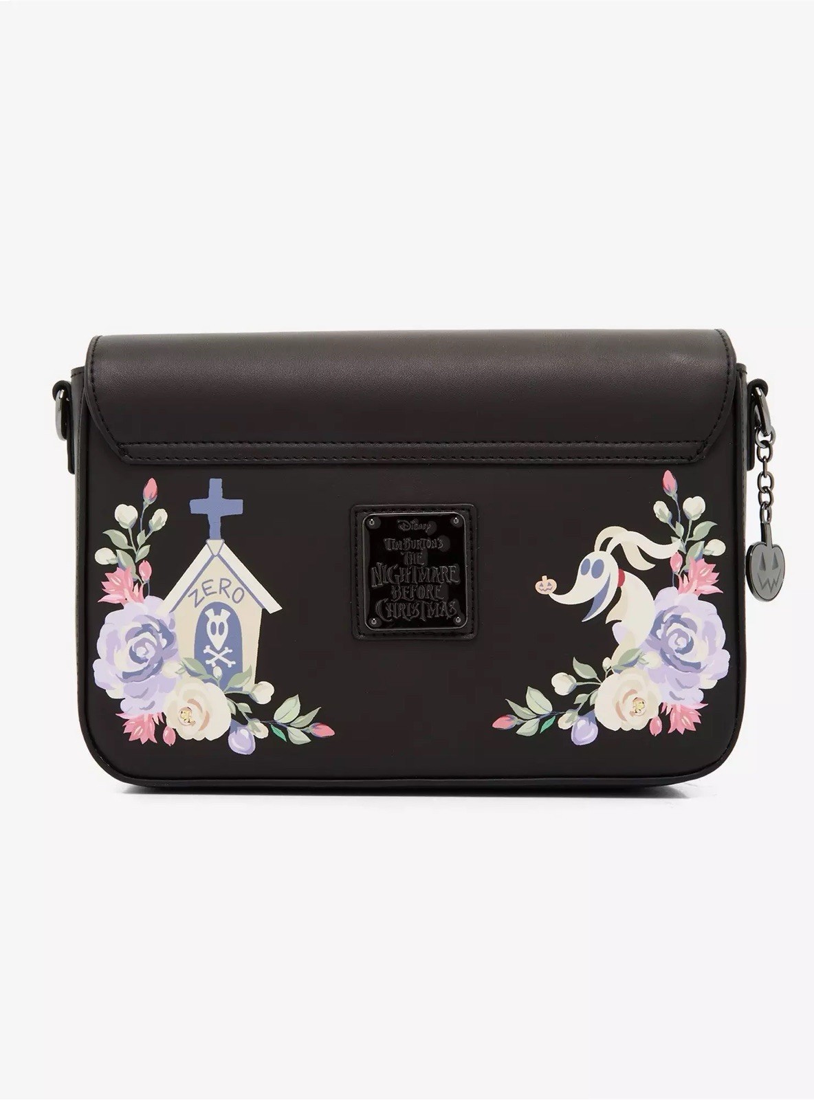 NWT Loungefly Disney The Nightmare Before Christmas Floral Zero Crossbody Bag