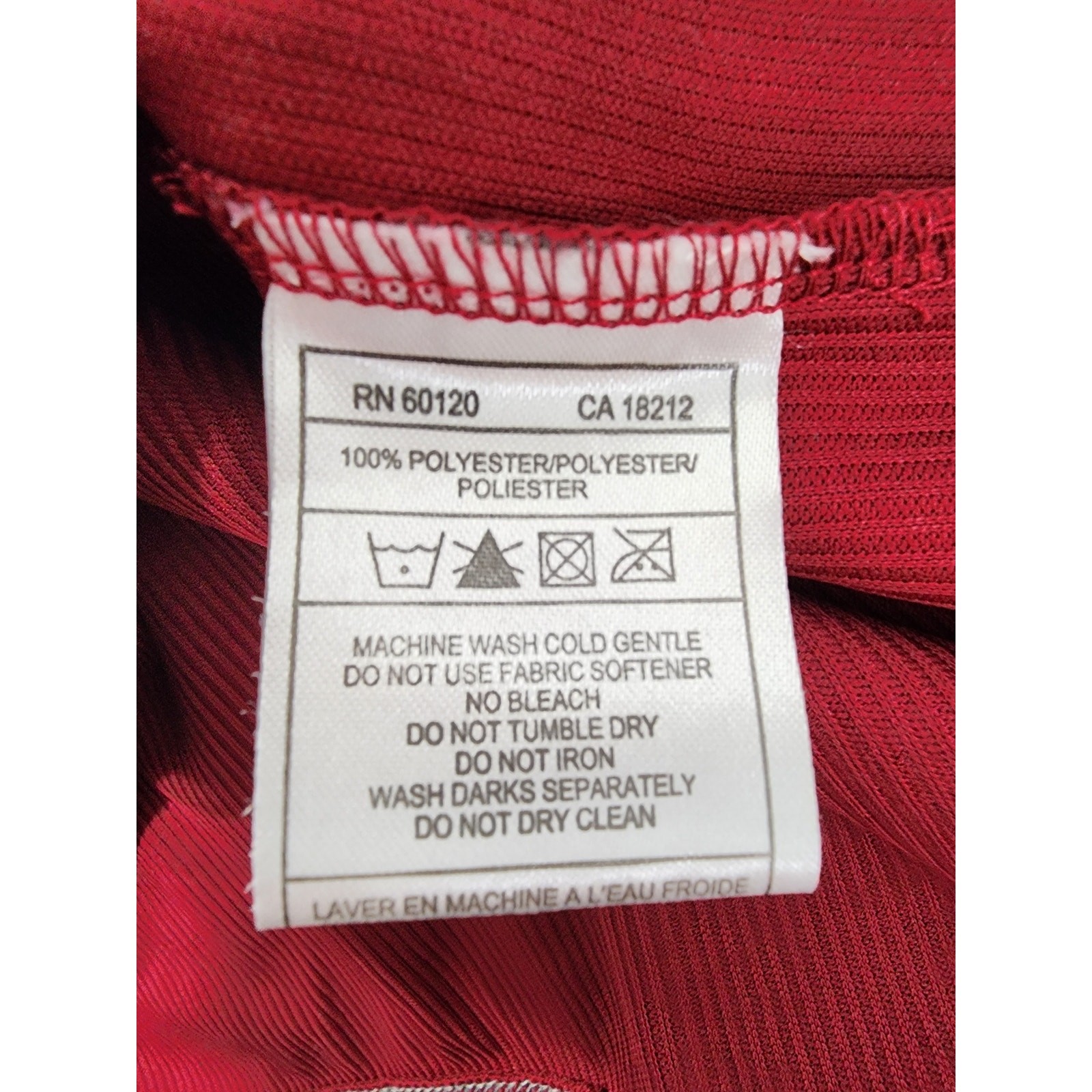 Antigua Pullover Half Zip Jacket Size L Red Trailhead Golf Desert Dry Xtra-Lite
