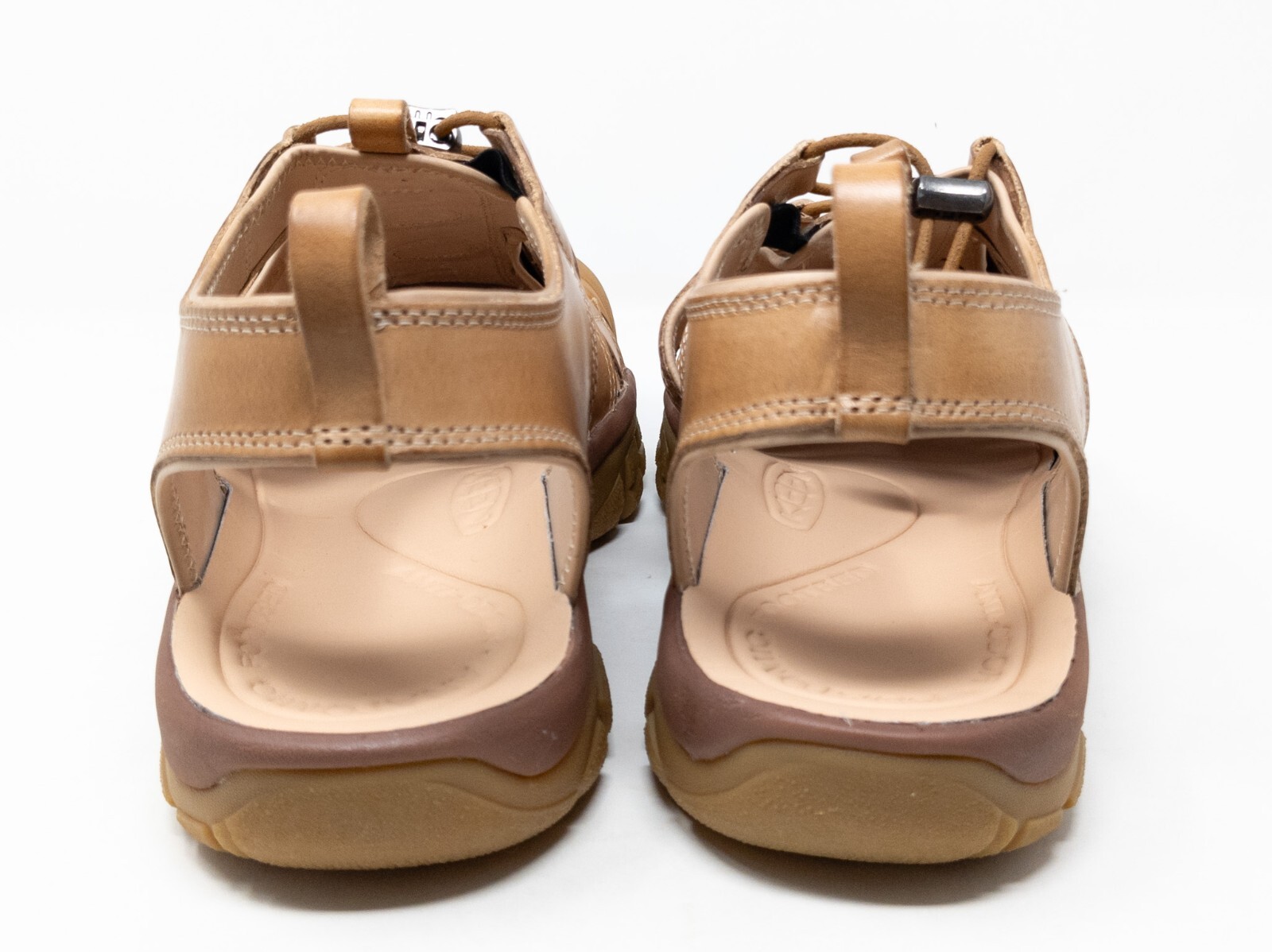 Keen Newport H2 Leather 20th Anniversary Sandals Natural Tan Brown Men’s