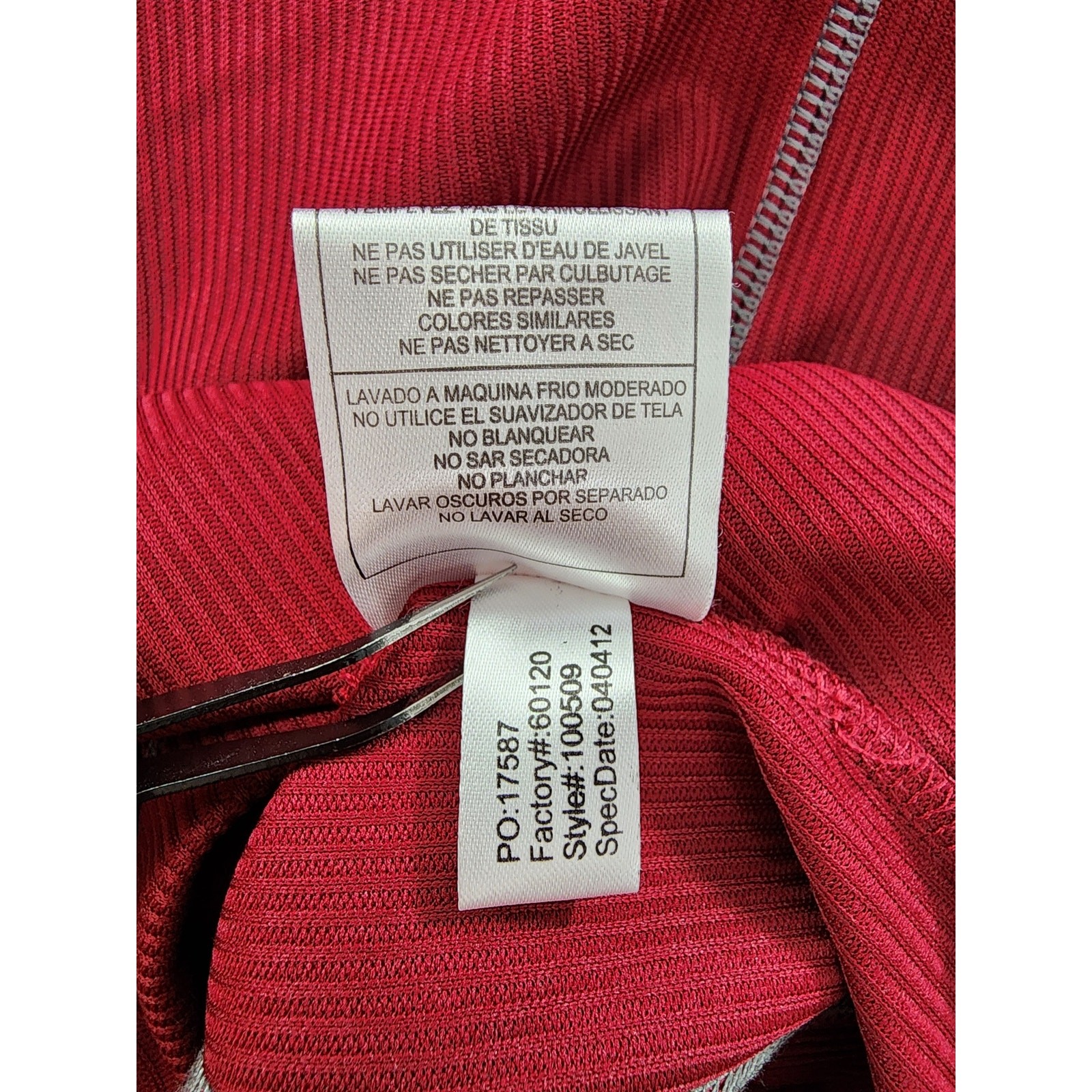 Antigua Pullover Half Zip Jacket Size L Red Trailhead Golf Desert Dry Xtra-Lite
