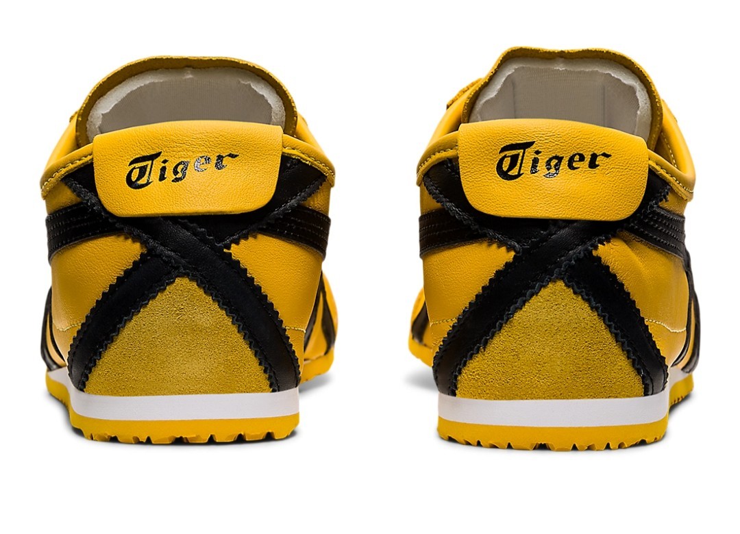 Onitsuka Tiger Mexico 66 Yellow/Black Low Top Lace Up Sneakers DL408-0490