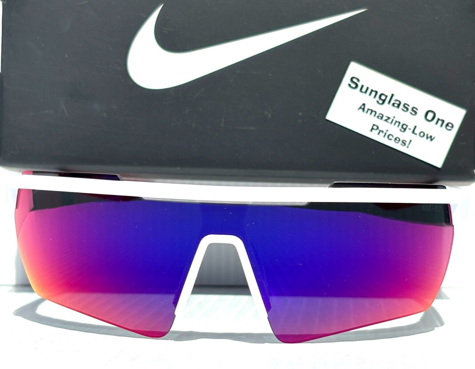 Nike WINDSHIELD ELITE 20 White Team Orange Frame Field Tint Sunglass CW1167 104