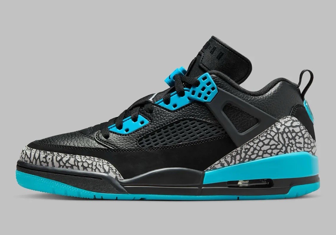 Nike Air Jordan Spizike Low Black Gamma Blue Sneakers FQ1759-005 Men’s Size NEW