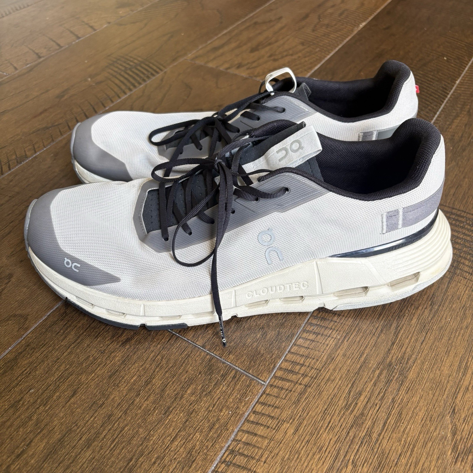 Size 14 – On Cloud Cloundonva Gray Men’s Big And Tall Athletic Sneakers