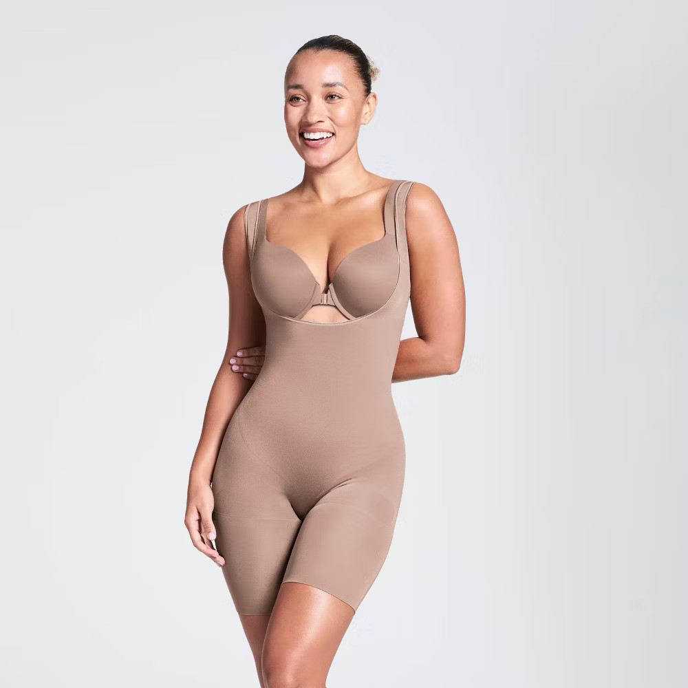 ASSETS by SPANX SPANXsculpt Women Remarkable Results Open Bust Mid-Thigh