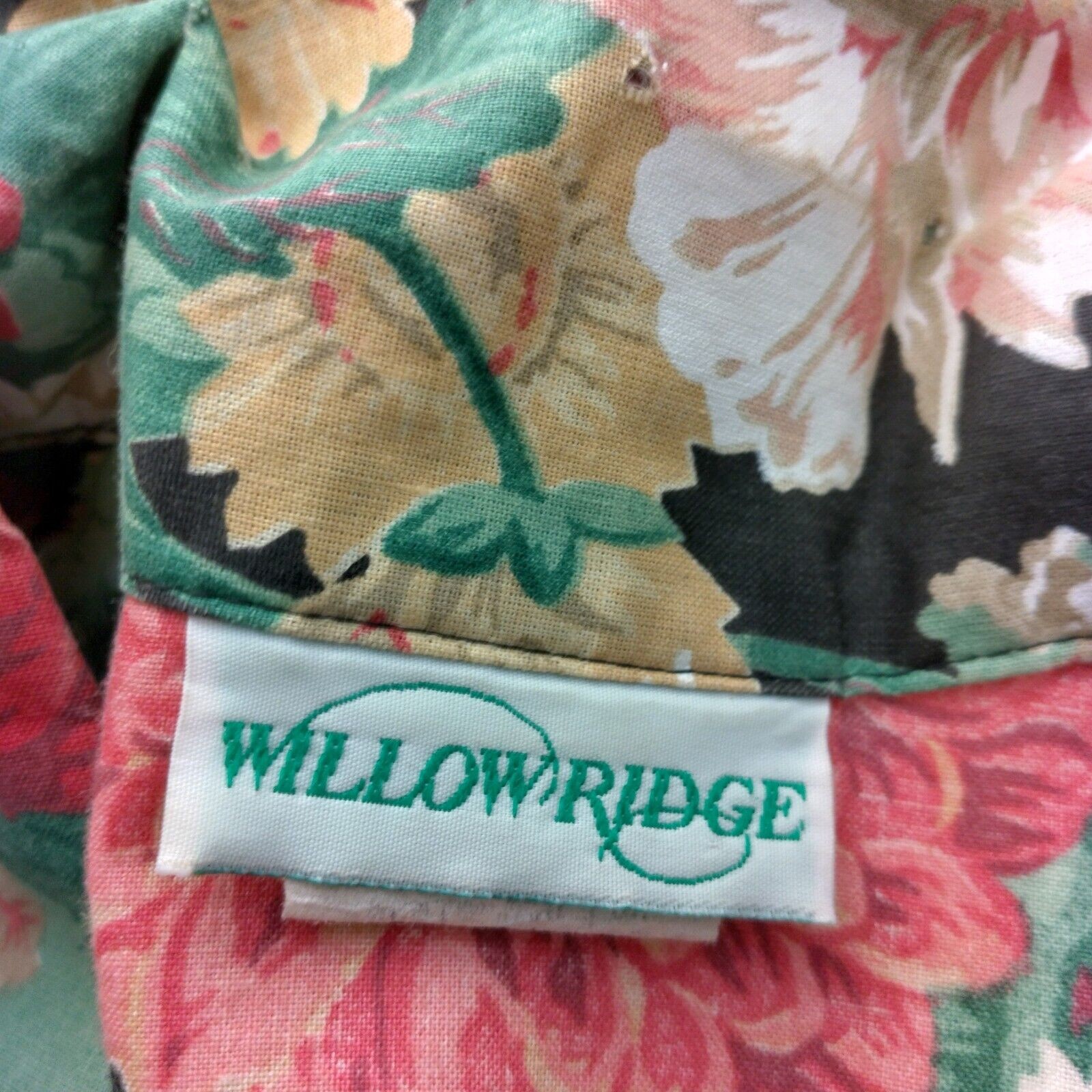 Vintage Willow Ridge Blazer Womens Size 6 Floral Peony Morning Glory Cottagecore