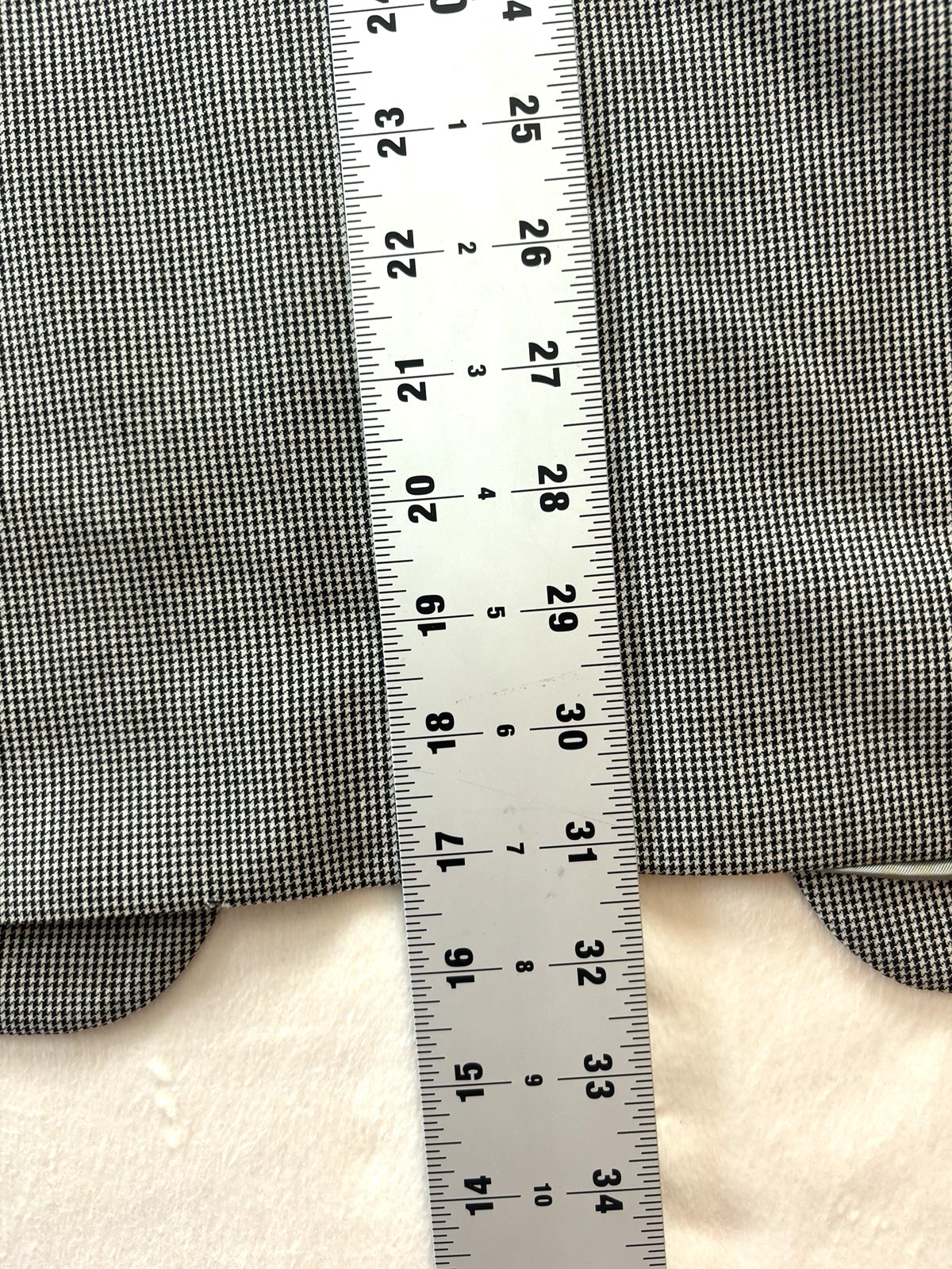 black white houndstooth Canali Proposta blazer jacket sport suit coat 52 42R