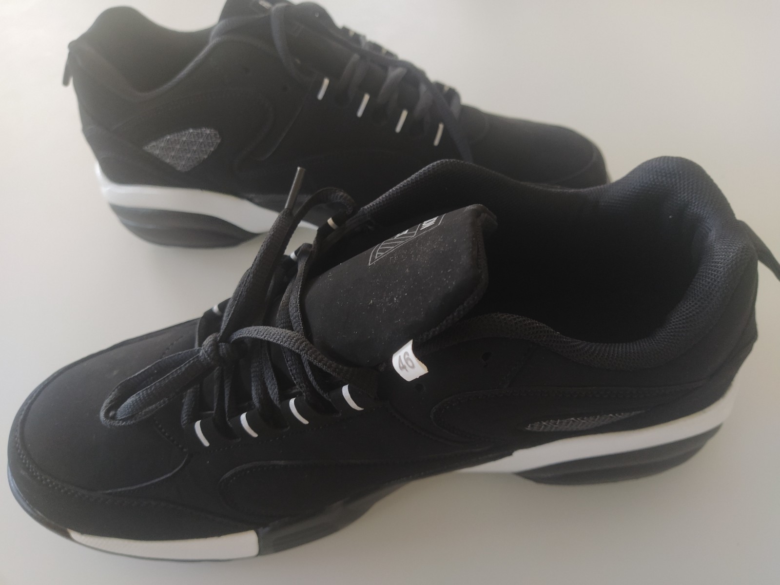 Black China Sneakers Like Air Jordan Shoes Size 46, US 11 Brand New