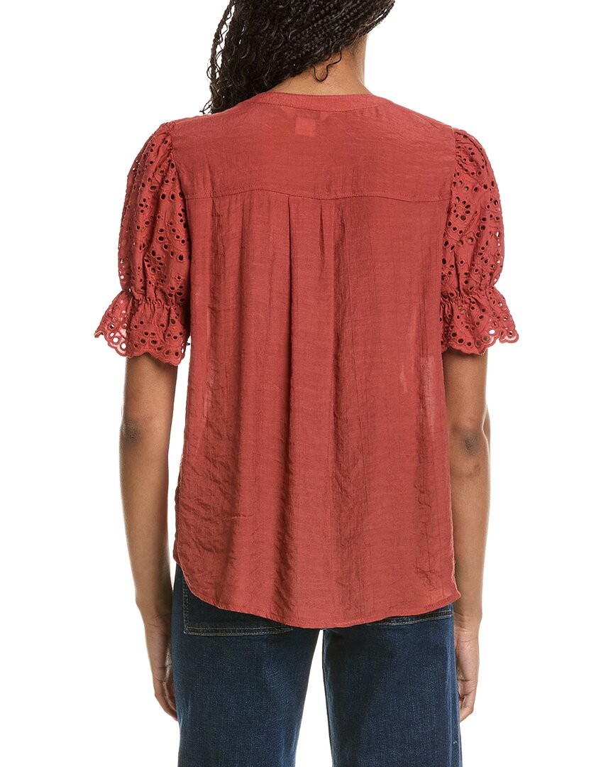 Nanette Nanette Lepore Eyelet Sleeve Blouse Women’s