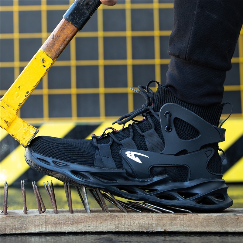 Indestructible Mens Work Boots Steel Toe Safety Shoes Sneakers Lightweight Shoes