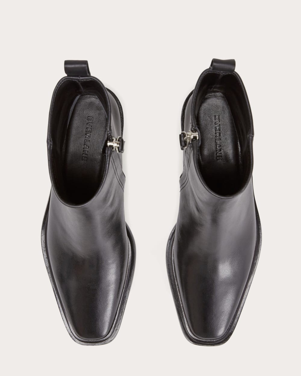 Everlane The Havana Boot Black Leather Ankle Boots Size 9 New in Box