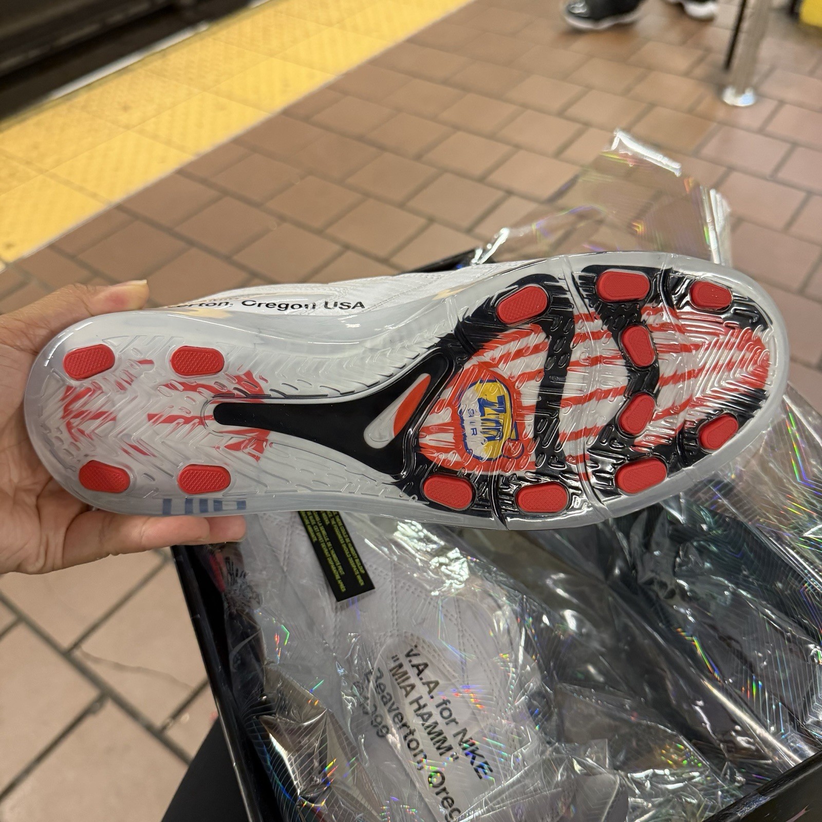 Virgil Abloh Archive × Nike Cryoshot Zoom M9 World Cup IM3886-100 Men Size 9.5