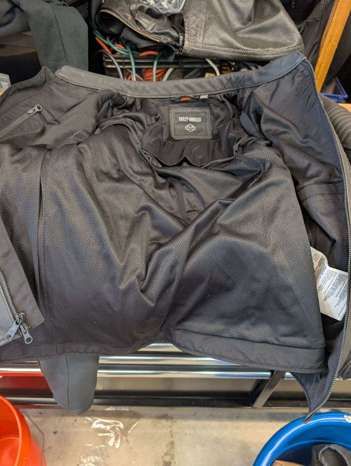 Men’s H-D Leather Riding Jacket Part Number: 97015-25VM