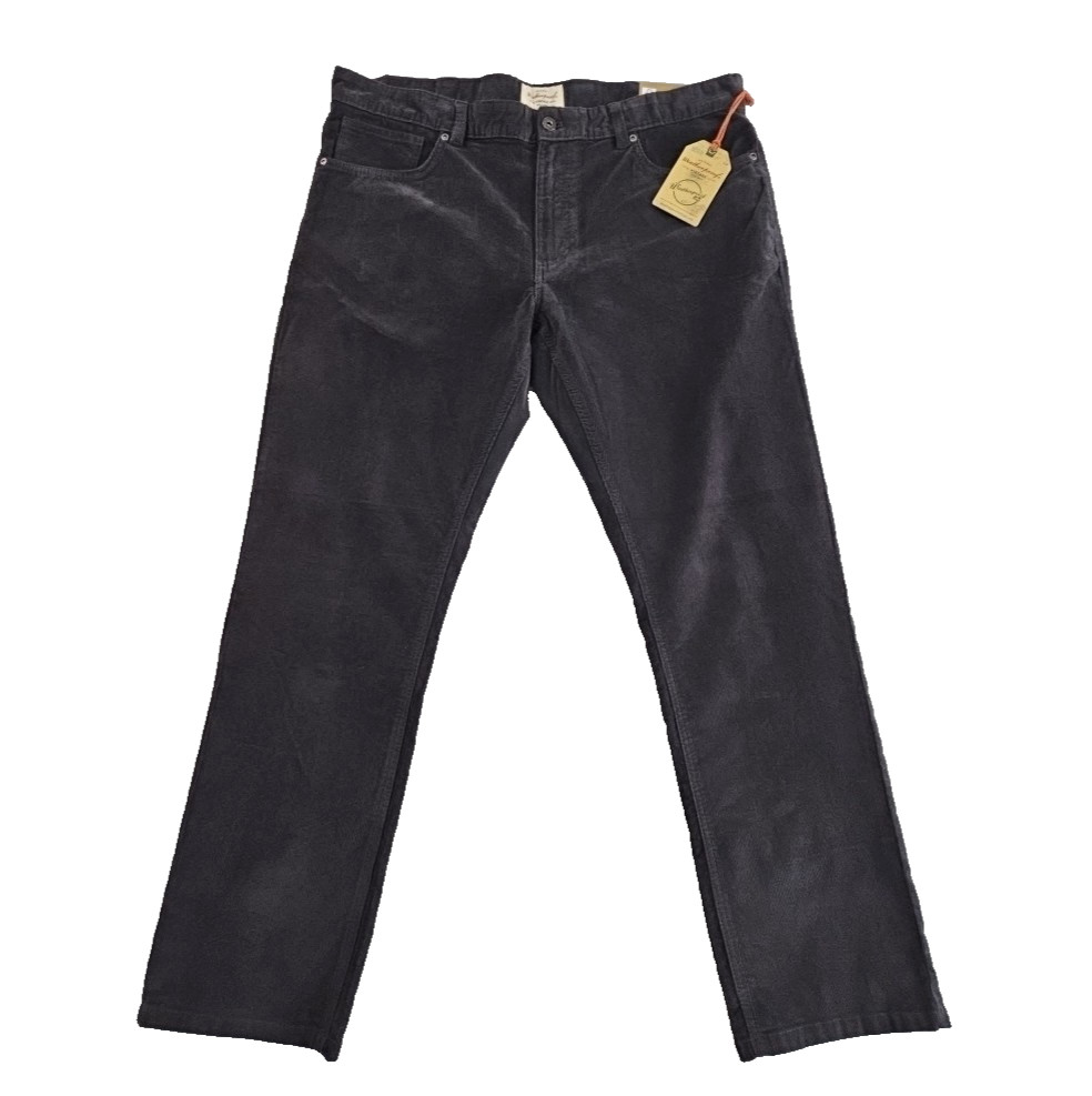 Weatherproof Vintage Corduroy Jeans Men’s 38×30 Gray Straight Fit Stretch NEW