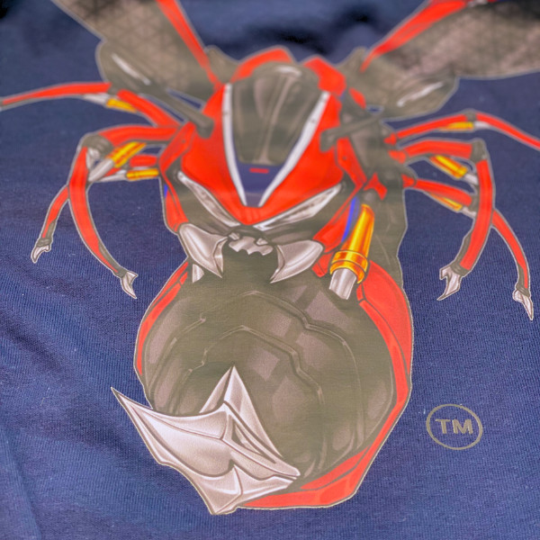 FlameHornet Perfomance Graphic T-Shirt CBR1000RR Enthusiast-Navy