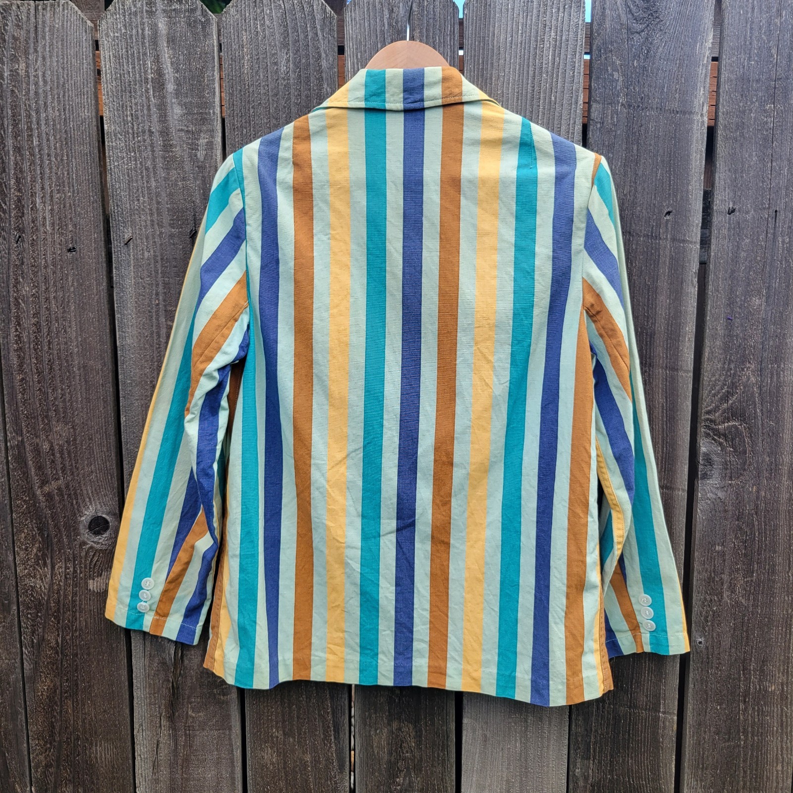 White Stag Original Sailcloth Rare 1950s VTG Women’s Multicolor Striped Blazer