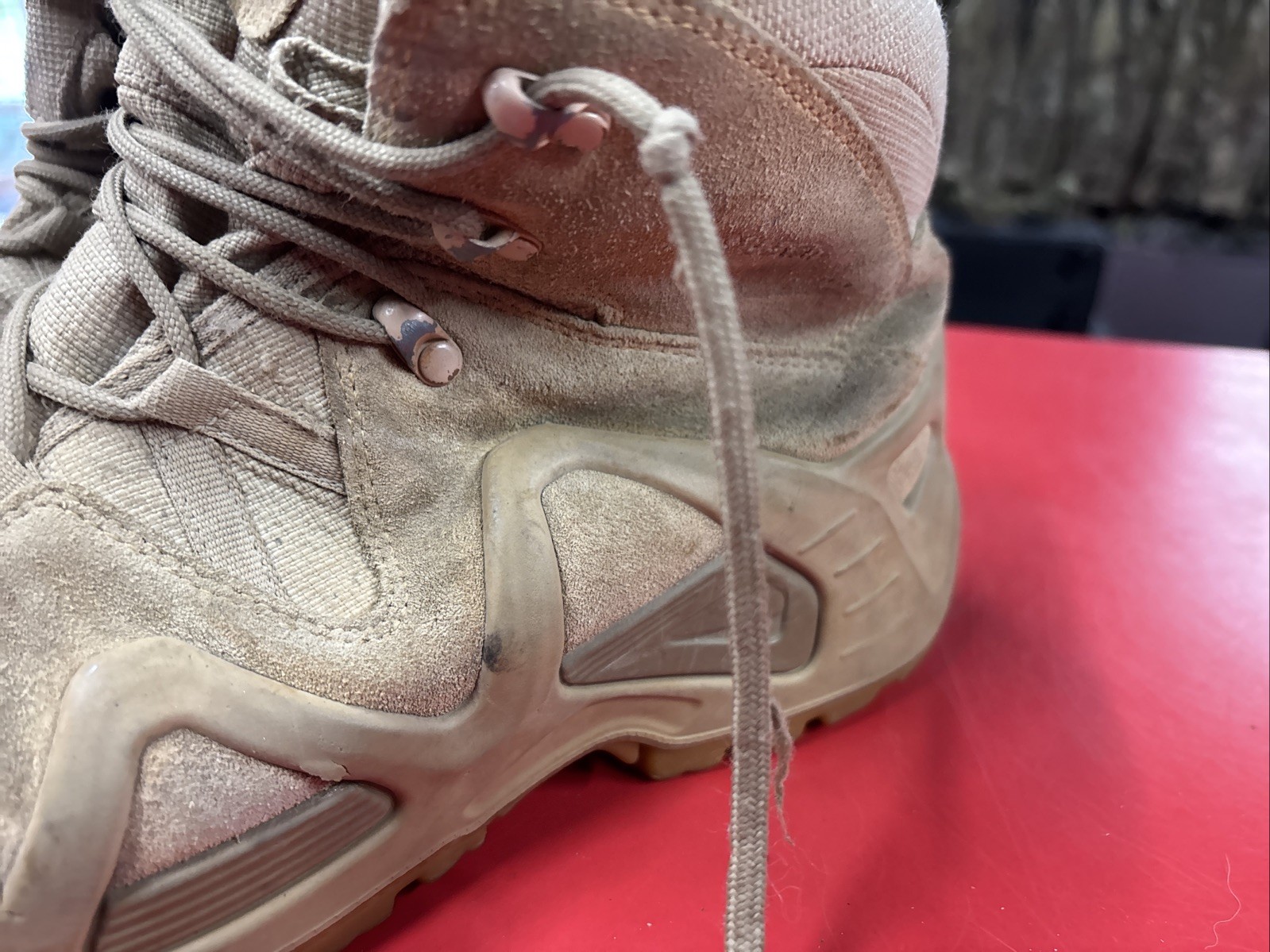 LOWA ZEPHYR MID TF COYOTE TASK FORCE COMBAT BOOT 10.5
