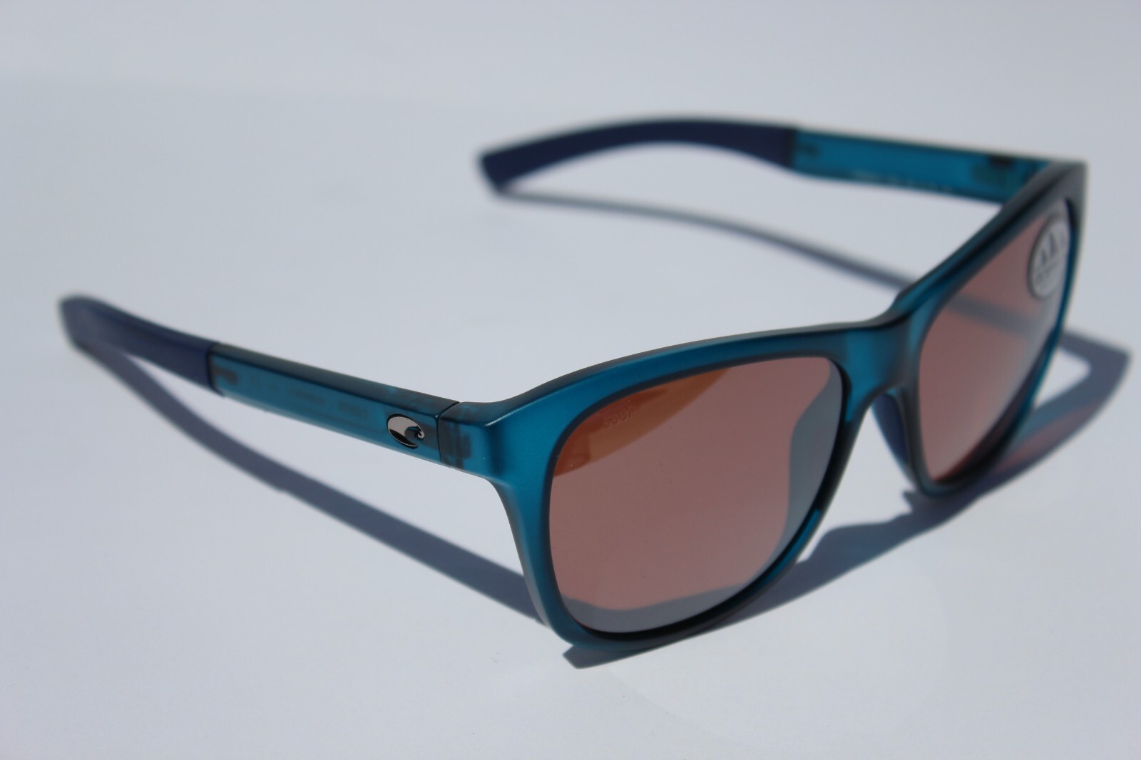 COSTA DEL MAR Vela POLARIZED Sunglasses OCEARCH Matte Teal Crystal/Silver 580P