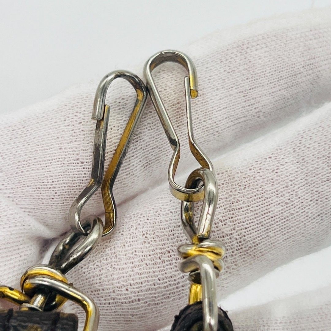 Louis Vuitton Monogram Shoulder Strap Brown 107cm Replacement Bag Strap Auth