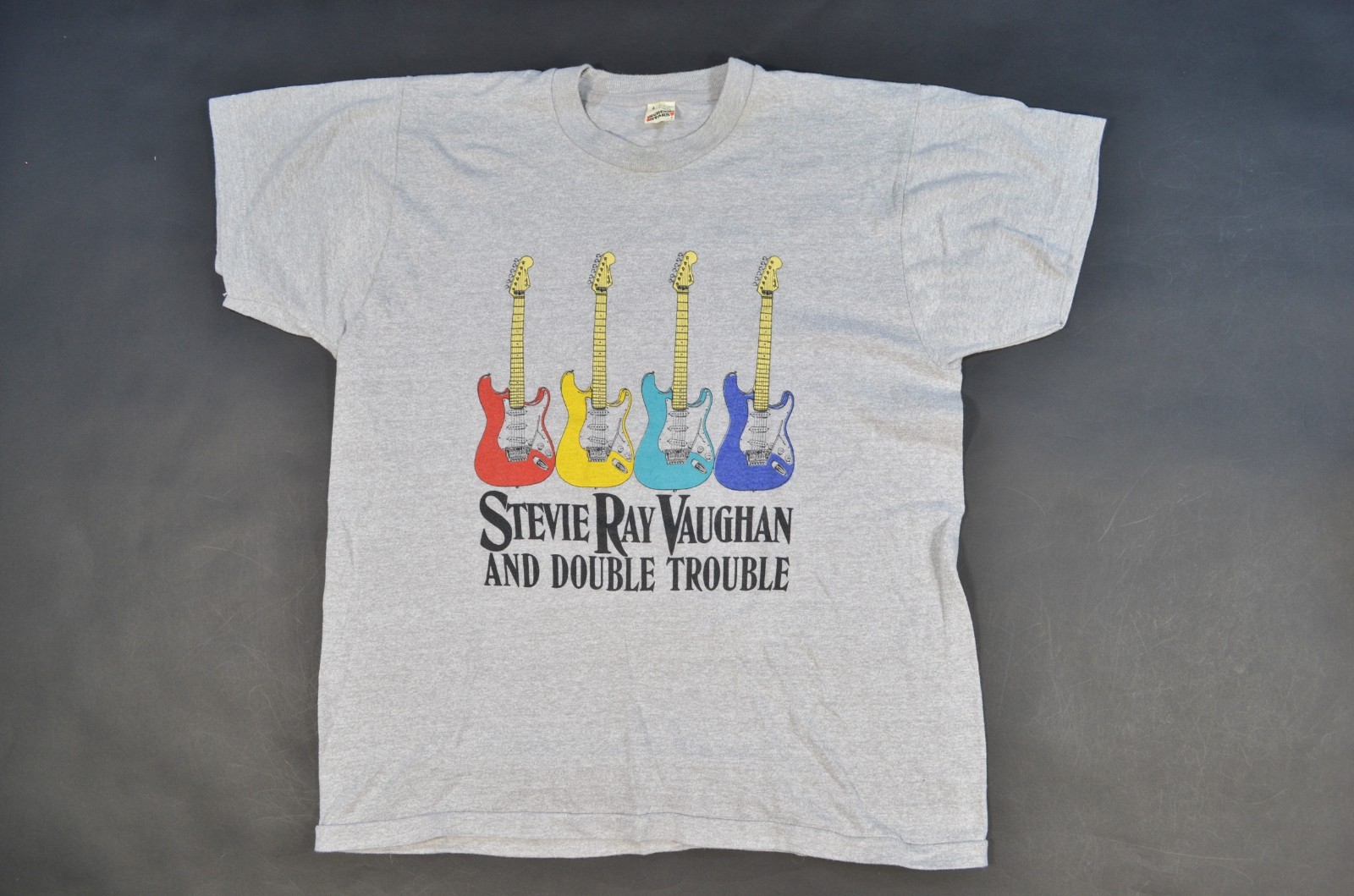 VTG Stevie Ray Vaughan 80’s Guitar Band Shirt Rare Double Trouble Live Alive