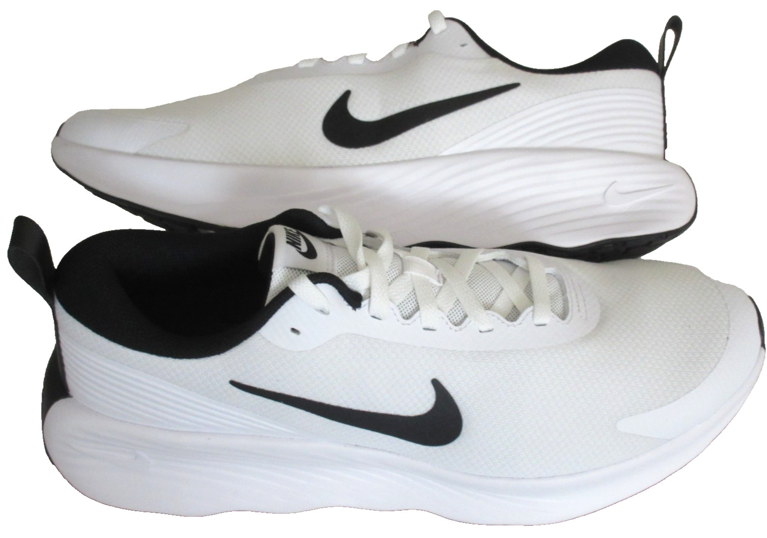 Nike Men’s Promina Walking Running shoes White Black Size 12 NIB FV5285 101