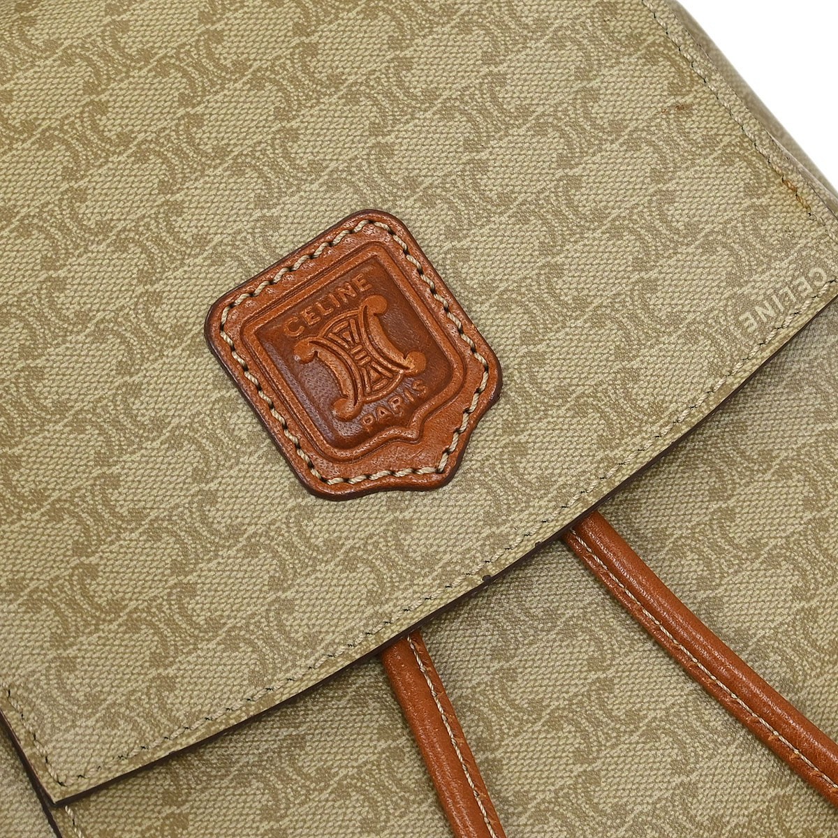 Celine Beige Macadam Backpack DM95* 155380