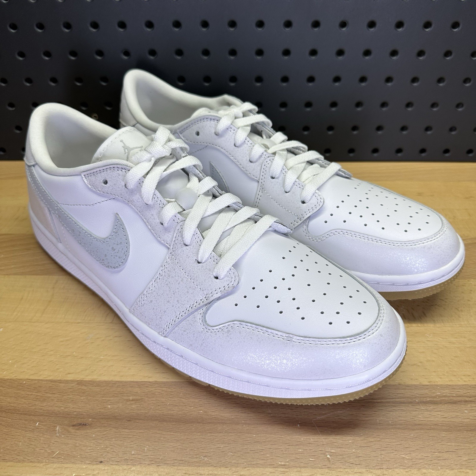 Nike Air Jordan 1 Low G Golf White Gum Shoes DD9315-111 Men’s Size 10.5