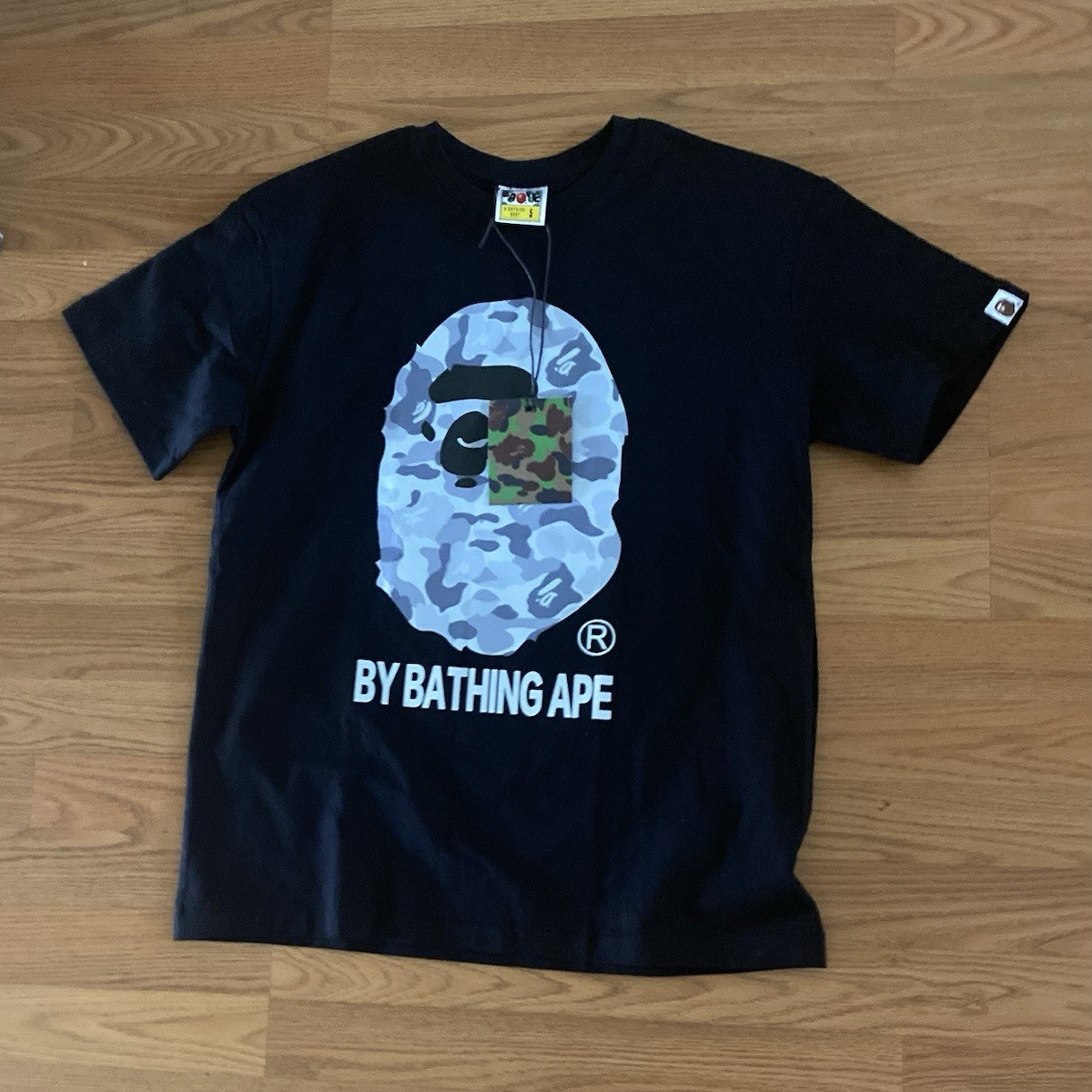 A Bathing Ape BAPE Ape Head T-Shirt Black Mens Small Streetwear Authentic