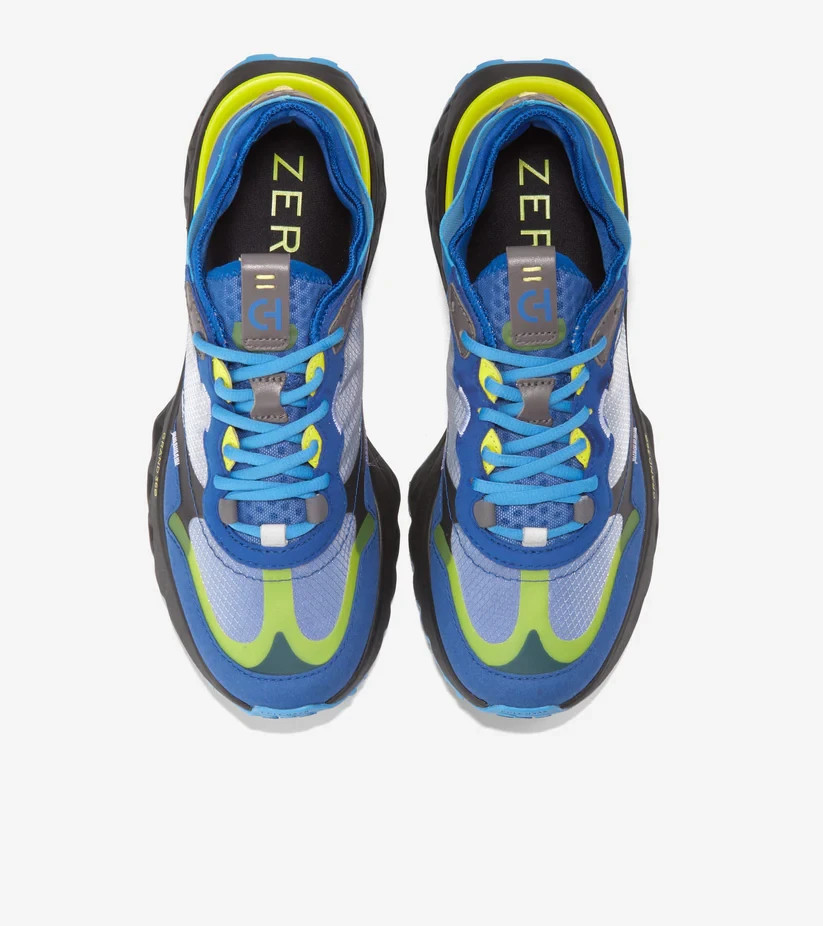 Cole Haan Mens 5.Zerogrand Runner Sneakers, Pacific Blue-Tornado, C38456, 12 W