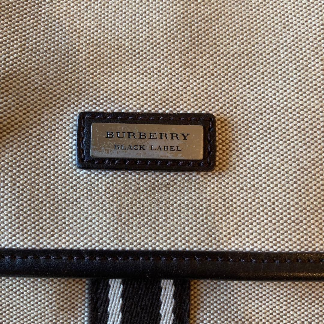 BURBERRY BLACK LABEL Shoulder Bag 32x26cm Leather Exterior #FA AHA