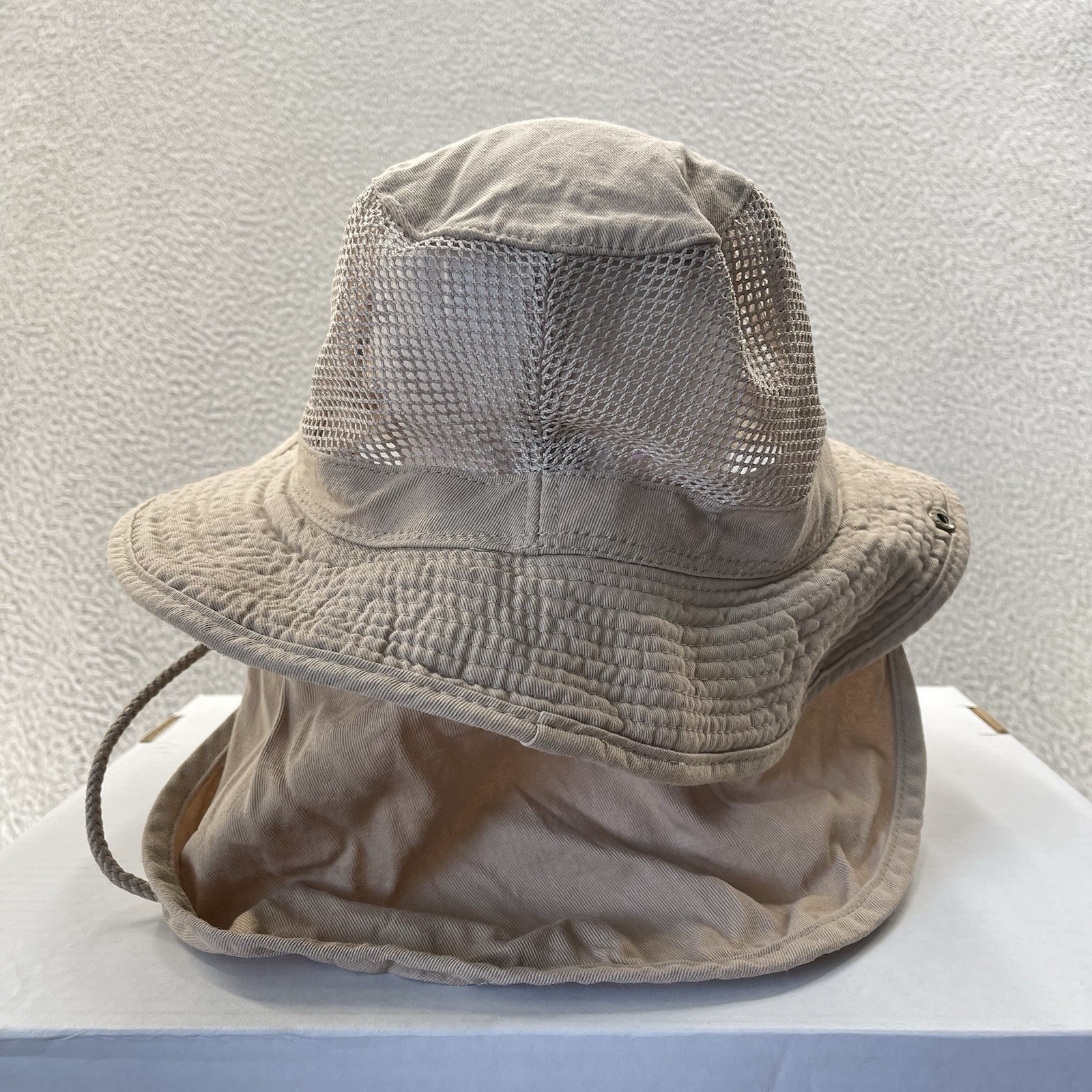 Tropic Hats One Size Men Extra Extra Extra Large Beige Wide Brim Mesh Outdoors