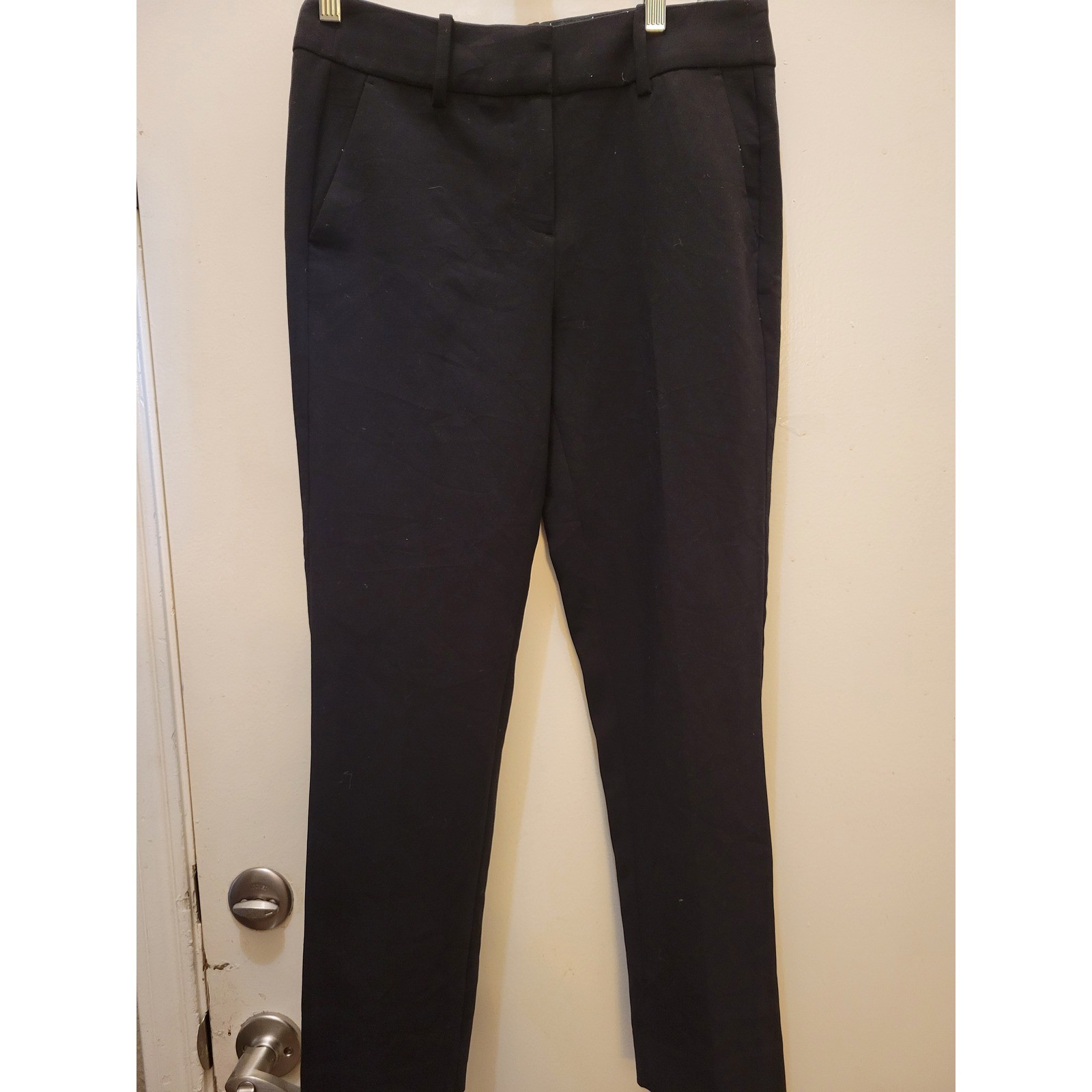 Kirkland Signature Womens Black Tailored Dress Pants Trousers Size 4 Profe. 614