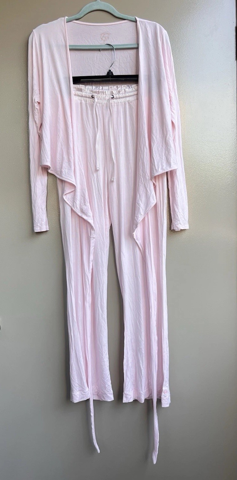 Faceplant Dreams Bamboo Pajama M Lounge Set Pink Medium NWT Sleepwear Soft Comfy