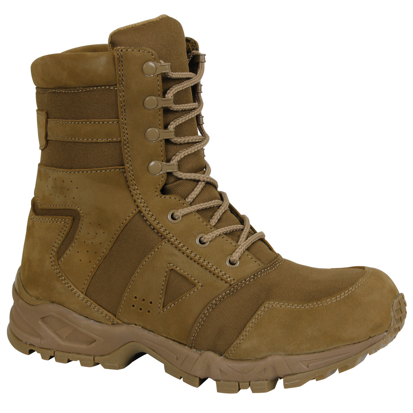 Coyote Brown AR 670-1 Forced Entry 8″ Military Tactical Boots 5-13