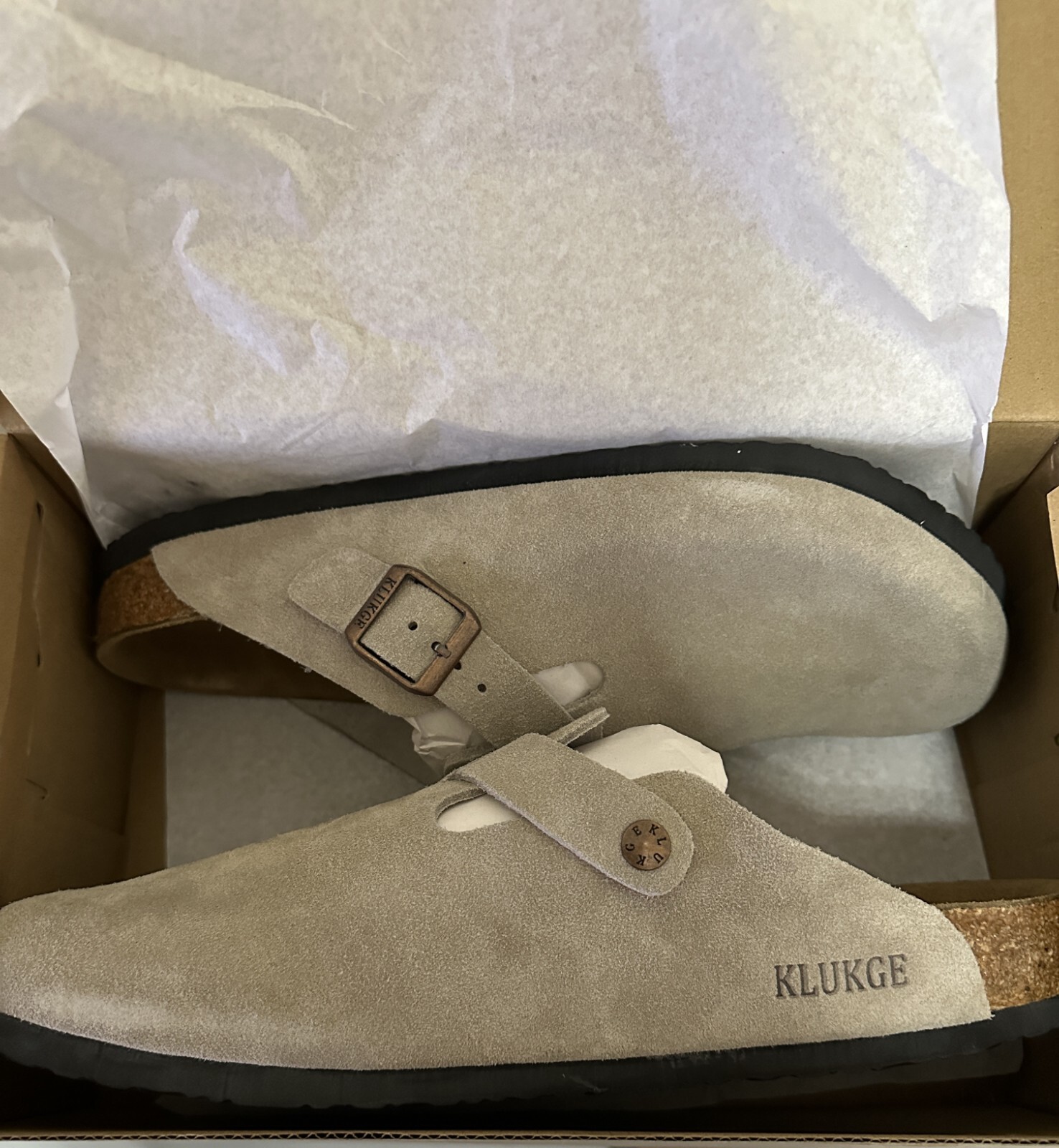 Klukge men light grey sandles size 14(TJ)
