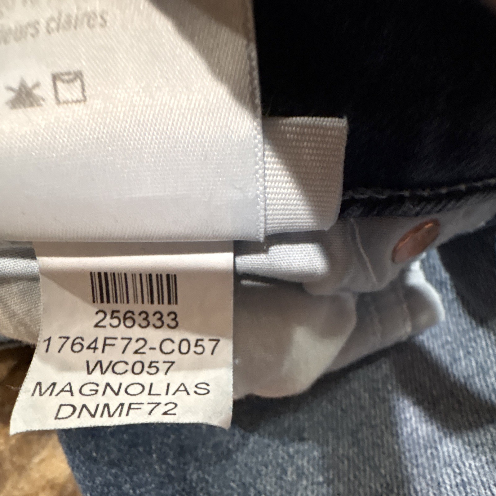 PAIGE Verdugo Skinny Jeans Medium Wash Distressed Stretch Mid Rise Blue 27 #J6