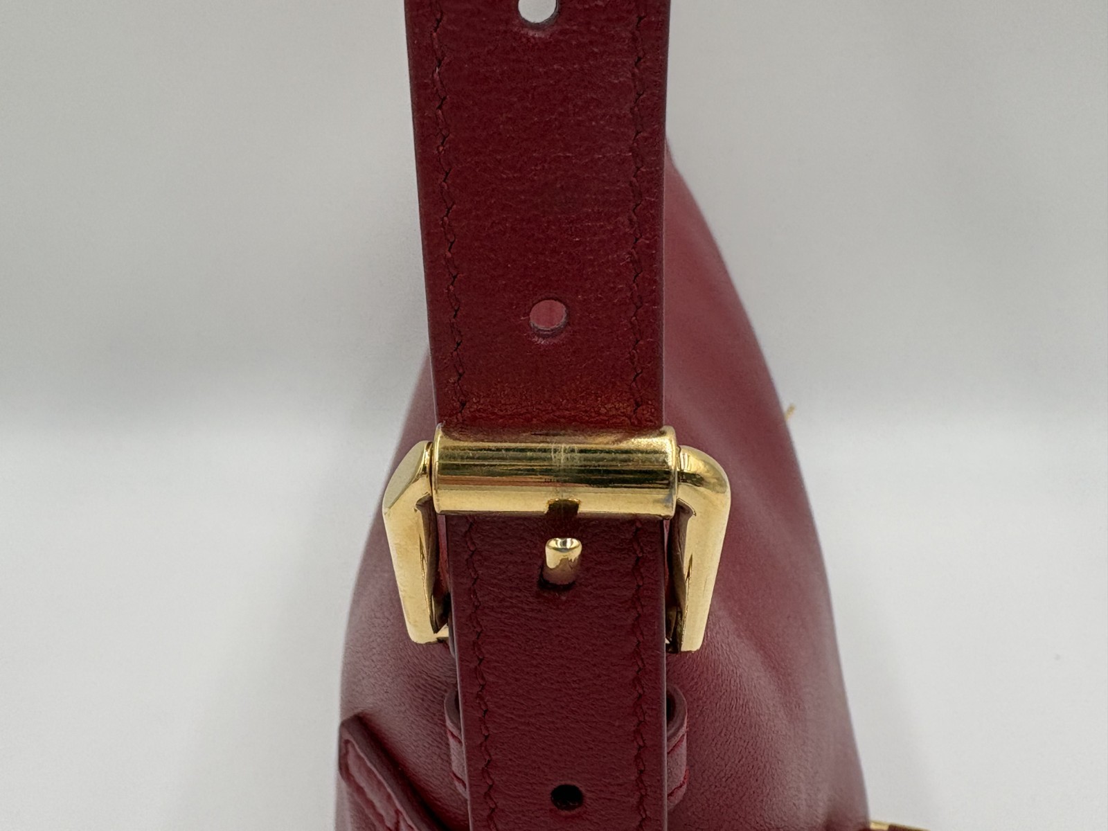 Givenchy Mini Voyou Leather Shoulder Bag Dark Red (on Nordstrom $2,150/worn 3x)