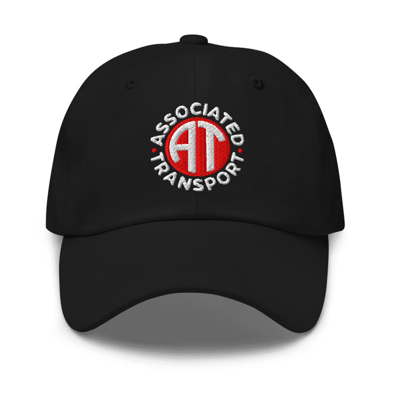 Associated Transport Logo Inspired Black Color Adjustable Classic Dad Hat