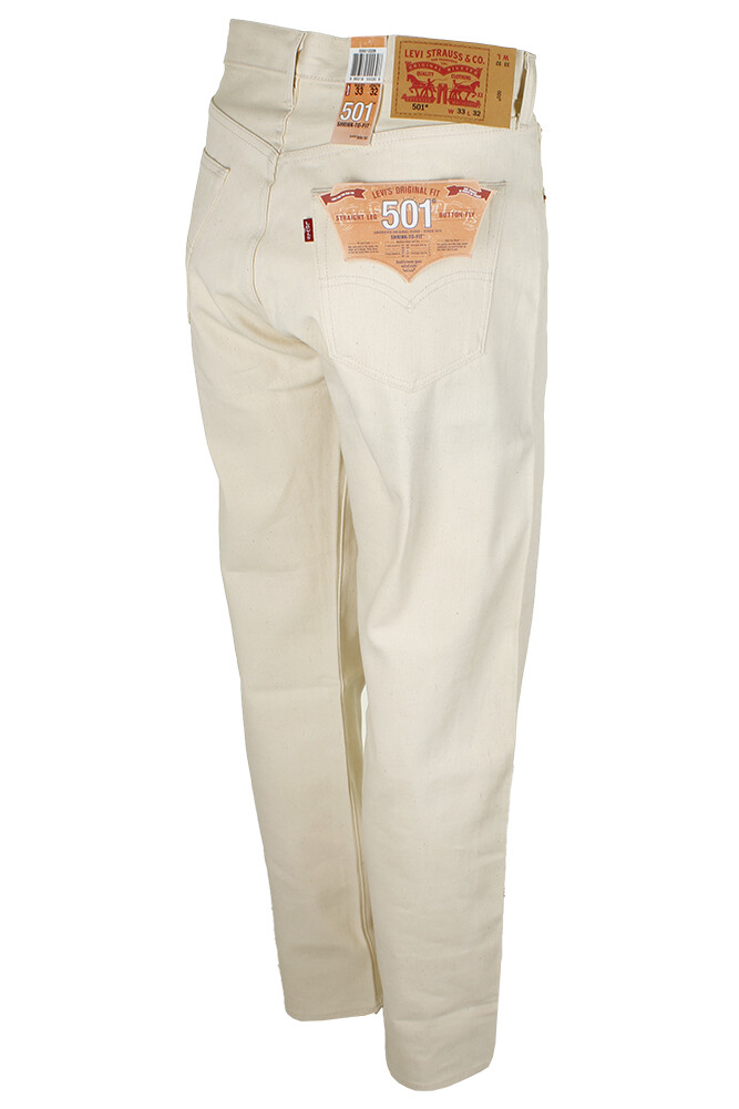 Levi’s Men’s 501 Denim Original Shrink to Fit Button Fly Jeans