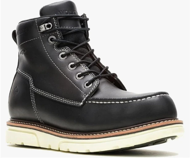 NEW Wolverine Men’s I-90 DuraShocks sz 10.5M Moc-Toe 6″ Industrial Safety Boot