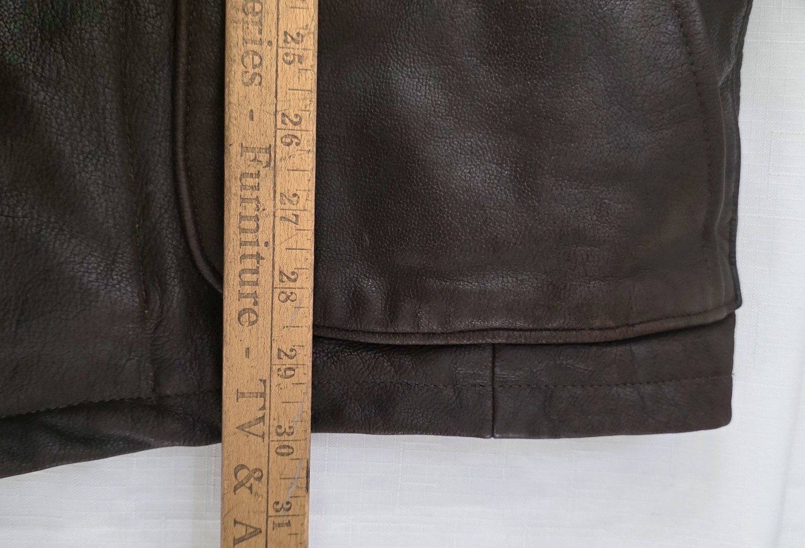 Lone Pine American Made Leather Jacket Aspen Pitkin Dry County Goods Mens sz 40