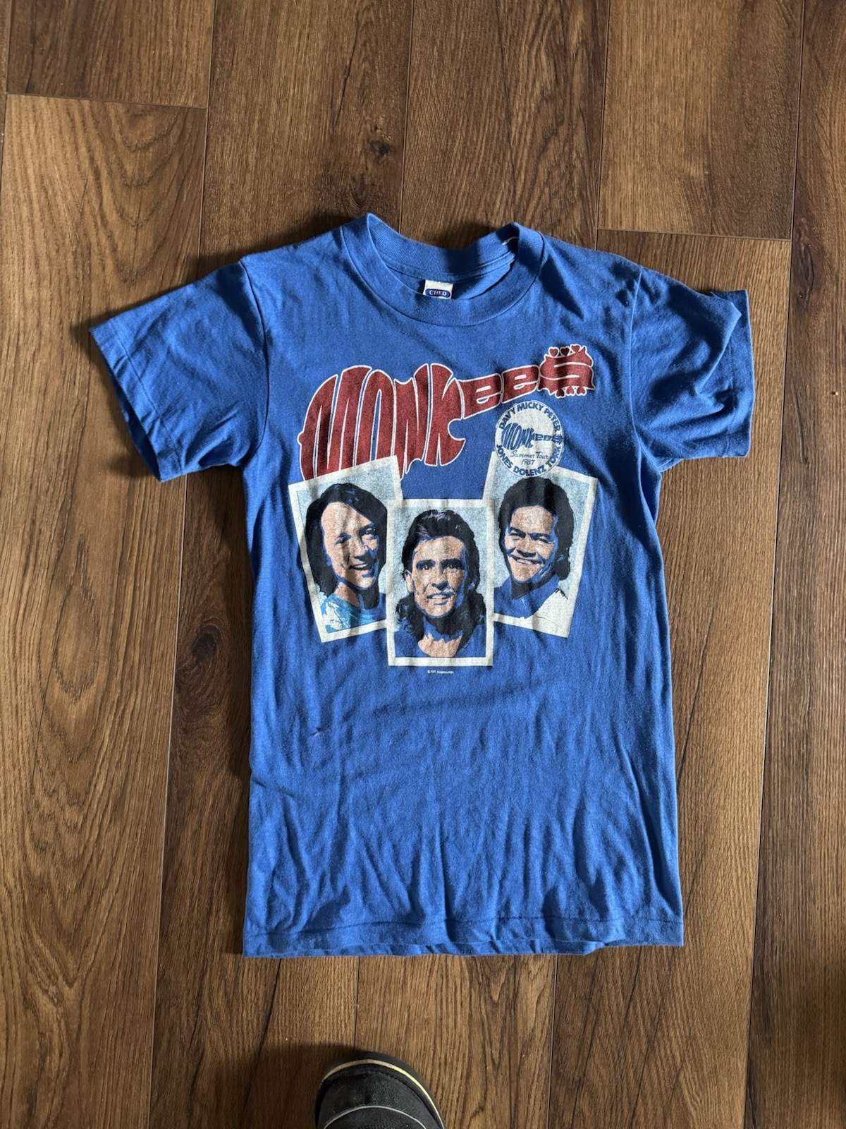 Vintage 1987 The Monkees Summer Tour Shirt Single Stitch 50/50 Ched by Anvil M