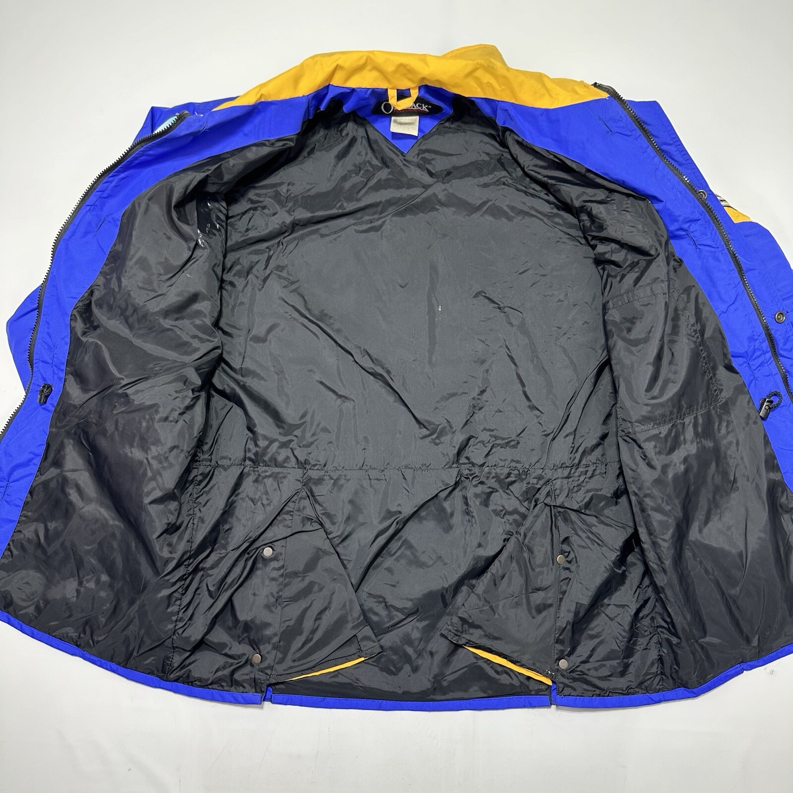 NEW Vintage Outback Trading CO Performance Waterproof Rain Jacket Size M Blue